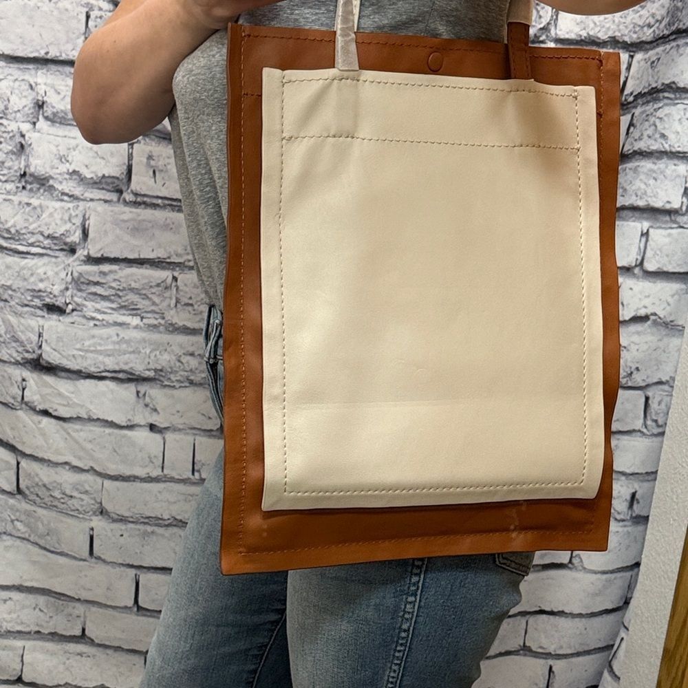 * SPRING VIBE 🍀 3.1 Phillip Lim Cream and Brown Tote - Picture 10 of 15